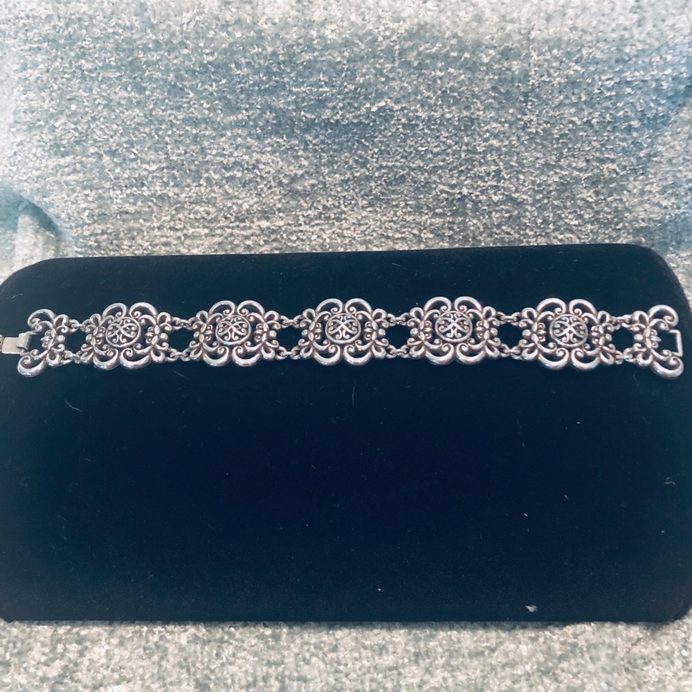 Brighton Silver Lace Bracelet